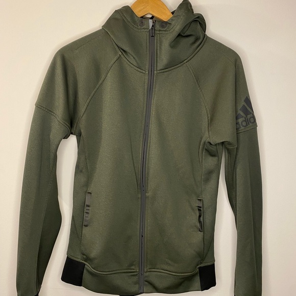 Green Adidas Sweater - Picture 1 of 2